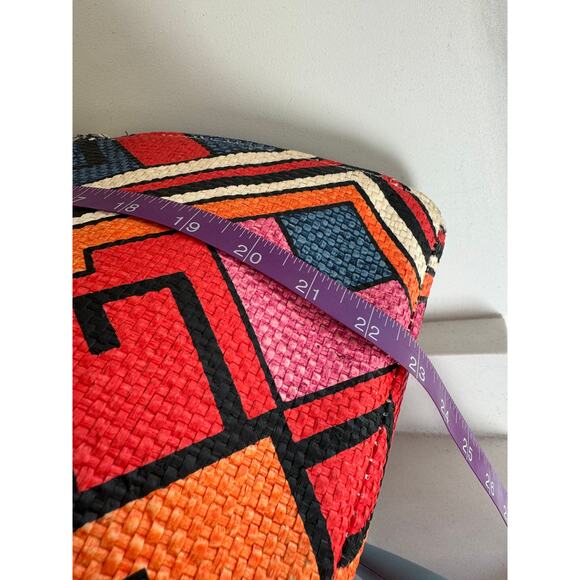 Mossimo 100% Paper Tote Bag Bold Geometric Design - OS - Picture 8 of 9